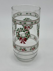 VTG Holiday Victorian Christmas Drinking Glasses Set Of 3 – Vintage Style