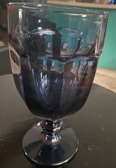 Vintage Libbey Duratuff Cobalt Stemware Wine Glasses Set of 11 Used
