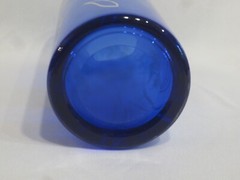 HAZEL ATLAS ANGEL FISH RITZ BLUE COCKTAIL SHAKER & 6 TUMBLERS