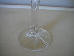 LOVELY LENOX «DEBUT» GOLD TRIM WATER WINE GLASS-8″ HEIGHT X 3.25″ TOP DIAMETER