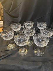 Kosta Boda Helga Set Of 8 Champagne Coupe Glasses 5 3/8 In