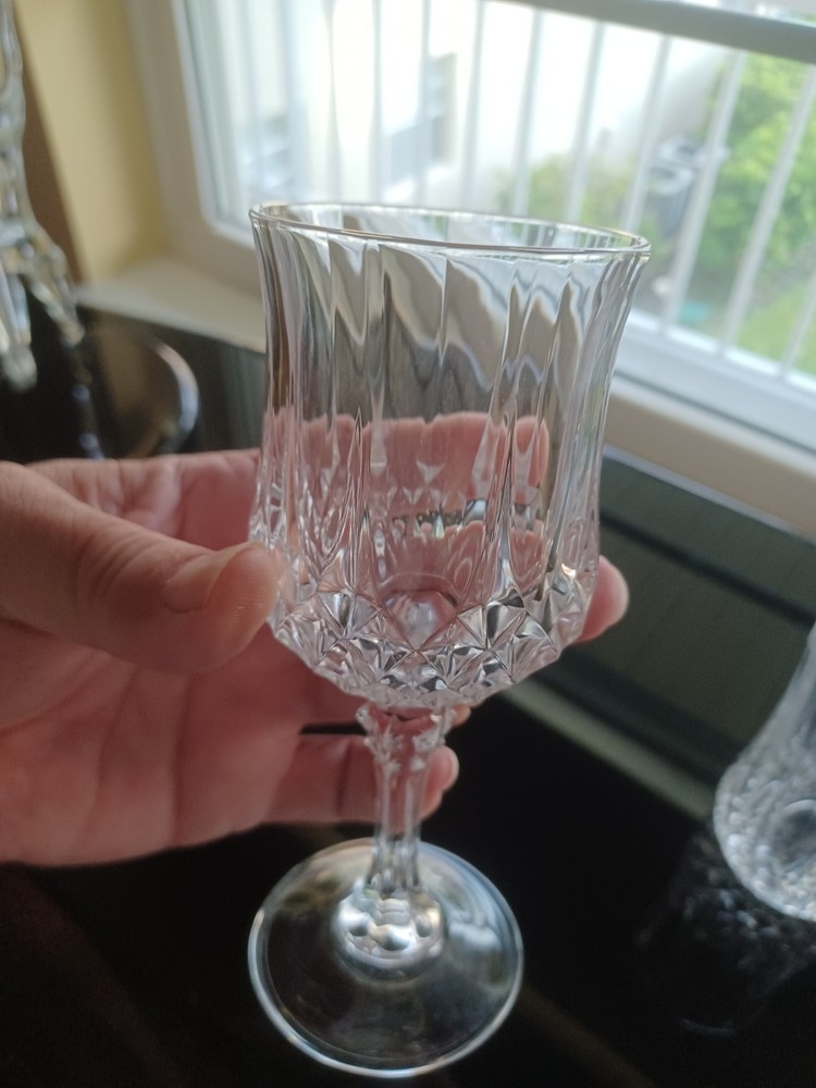 Set of (6) Cristal d’Arques Longchamp Liqueur Cordial Glass 4 5/8″