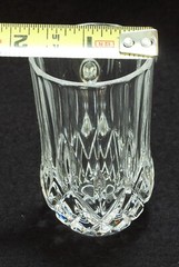 LOT of 2 Vintage Royal Crystal Rock RCR «Opera» Demitasse Cup Shot Glass