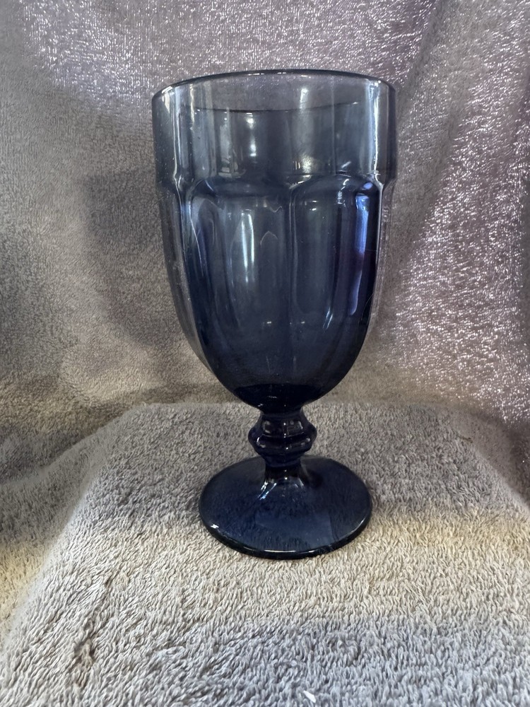 Libbey Marine Blue DuraTuff Tea Goblets – Heavy Duty USA – 6 7/8”T