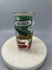 Lot 0f 8 Vintage 1960s Highball Glasses Around The World