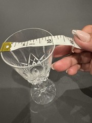 Waterford Crystal Sherry Cordial Glasses – Lismore Pattern – Set of 2, 5 1/8” T
