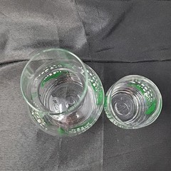 Libbey Tumble Up Carafe And Glass Lily Of The Valley Pattern Bedside
