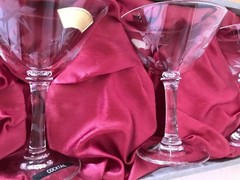 KAGAMI CRYSTAL Cocktail glass 9.5×7.5cm/3.74×2.95″ set of 3 KAGAMI CRYSTAL Glass