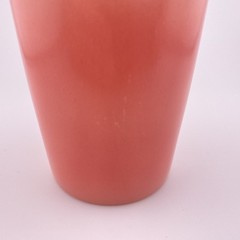 Hazel Atlas Moderntone Platonite Tumblers Glass Ombre Pink Vintage