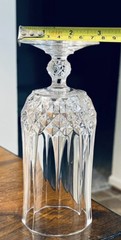 2 Longchamp Crystal Ice Tea /Cocktail Glass Cristal D’Arques-Durand Discontinued