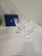 SET OF 4 MIKASA «IMPRESSIO» WATER / ICED TEA GOBLETS 7 » MINT NEW IN BOX! 2004