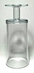 Beautiful MCM Clear & Tall 12 oz. Footed ICED TEA-BEER-HIGHBALL GLASS (7.25″)