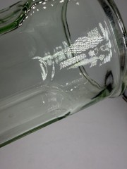 Green Depression Pre Anchor Hocking Glass Octagonal Tumbler Working Glass