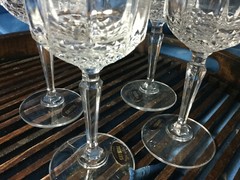 12 Toscany CRYSTAL wine glass goblet 7» Classic Elite Collection USA NEW