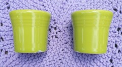 Fiestaware Shot Glass Lemonglass Set Of 2, Fiesta