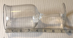 Lenox Crystal USA Moonspun Wine Glass Goblet Platinum Trim