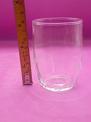 Vintage Juice/ Whiskey/ Expresso Glasses Holds 6oz. Clear Glass – Set Of 6
