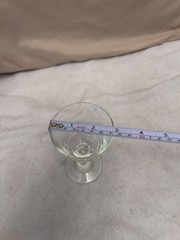 Vintage Clear glass cordial liquor glass