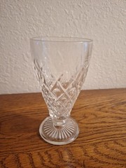 Vintage Anchor Hocking Wexford Water Goblet Ice Tea Glass Heavy Press