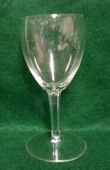 Val St Lambert TYROL 7-1/8″ Tall Water Goblets SOLD IN SET OF NINE GOBLETS
