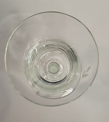 5 – Vintage Clear Floral & Butterfly Etched Wine Glasses