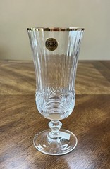 Iced Tea Glasses “Aurea Gold” By Royal Crystal Rock Set Of 6 Made In Italy