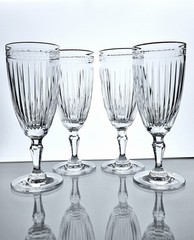Waterford Marquis Hanover Platinum – Iced Tea Glasses 8 1/8”, Set of 4