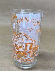 Vintage Hazel Atlas Sheet Music Drinking Glass Music Song My Old Kentucky Home