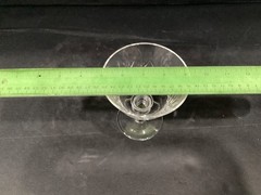 Edinburgh Crystal Criss-Cross Cut Cordial Sherbet Dessert Glasses Set Of 2