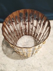 Vintage Imperial 22K Gold Bambu Bamboo Rocks Glass 3.75″