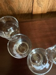 Vintage Libbey Prancing Colt Unicorn Glasses Tumblers set of 6 GOOD CONDITION