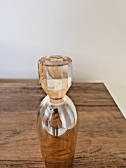 Wine or Champagne Glass-Iridescent Gold-Ava Collection by Tempa-Faceted Base