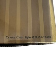 Set of 12 Claudia Bohemia Crystal Champagne Wine, Goblets, Flutes Glasses NIB
