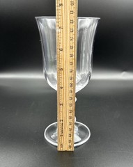 4 NWT Mikasa French Countryside 7-1/2” Crystal Water Goblet Glasses Optic Bowl