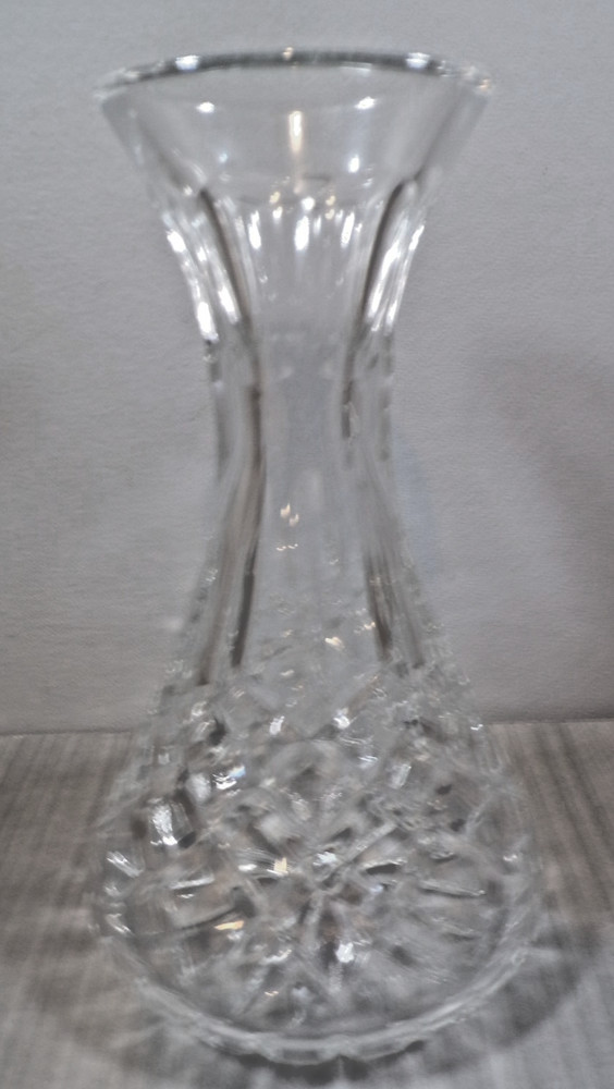 Crystal Wine Carafe With Waterford Lismore Design 8 2/4” Tall , 6” Base