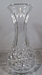 Crystal Wine Carafe With Waterford Lismore Design 8 2/4” Tall , 6” Base