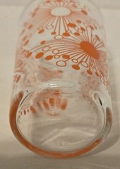 Vintage MCM Swanky Swig Glass ATOMIC STARBUSRT Signed Designer D Campbell 1950’s