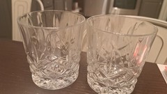 Set Of 4 Waterford ROSSLARE Old Fashioned Tumbler Whiskey Glass Crystal 3.75″