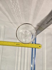 Vintage Lenox Crystal DESIRE Platinum Trim Wine Glass 7”