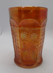 Vintage Harvest Carnival Grape 4″ Juice Glass Marigold