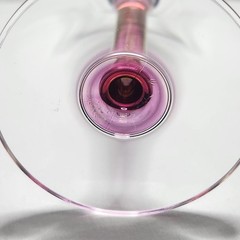 Mikasa Jamestown 1 Single RUBY Water Goblet 9.125″ Discontinued Blown Glass Rare