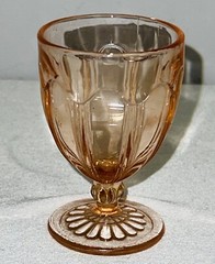 Hocking COLONIAL KNIFE & FORK PINK 3″ – 2 oz CORDIAL GOBLET