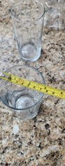 Libbey Impressions Tumbler 16 oz Glasses 6” tall Set of 5 Thumbprint Dimple