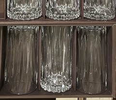 Cristal d’Arques Classic Highball Glass Set 4 Clear Cut Glass 12 3/4 oz