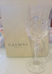 Galway Irish Crystal KYLEMORE Red WINE 10501 24% Lead Crystal Box Of 4 NIB