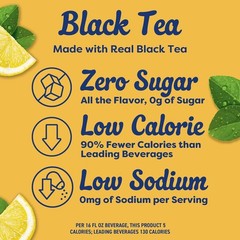 Convenient Lemon Iced Tea Powder Pack, 120