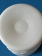 Vintage Imperial Glass Milk Glass Juice Cup Grape Tumbler