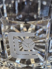 Royal Brierley Crystal Dorchester 5″ Biscuit Small Canister w/Lid