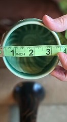 Gorgeous Pottery Handmade Goblets Stoneware Wine Signed Mid Century