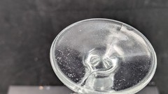 EAPG Bessimer Bessemer Flute American Pattern Flint Glass GobletChip Bottom